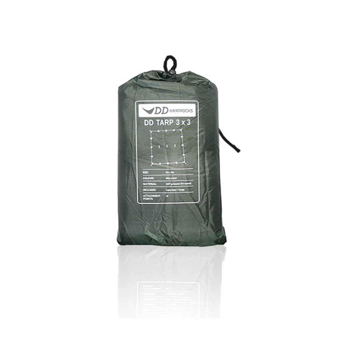 DD Tarp 3x3 - Olive Green 3 DD Tarp 3x3 - Olive Green