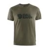 Fjallraven Logo T-Shirt - Dark Olive -Camping Supplies Sale Fjallraven Logo T shirt